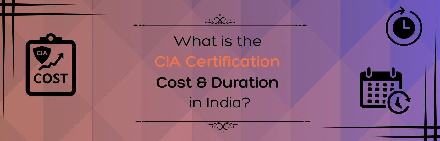 CIA Certification Cost