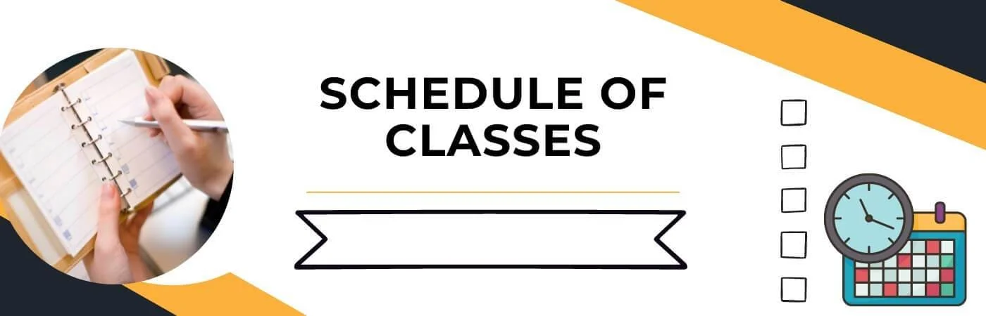 Schedule of Classes