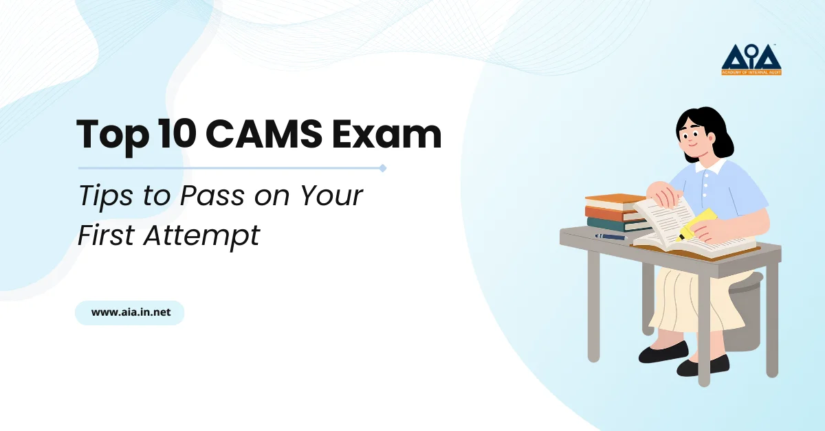 Top 10 CAMS Exam Tips to Pass on Your First Attempt