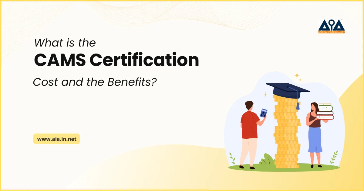 What is the CAMS Certification Cost and the Benefits?