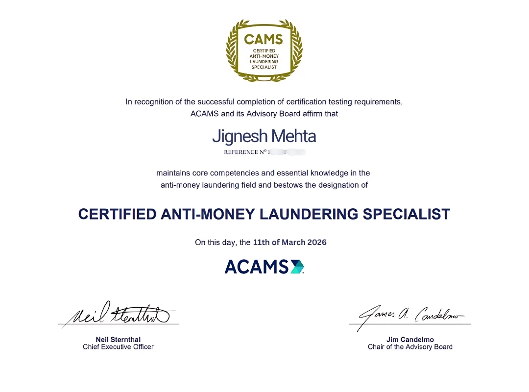ACAMS-Jignesh