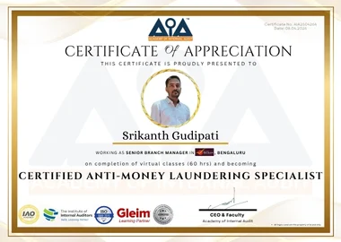 AIA-Srikanth Gudipati