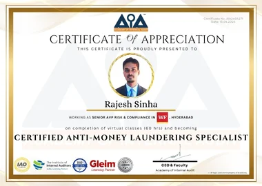 AIA-Rajesh Sinha