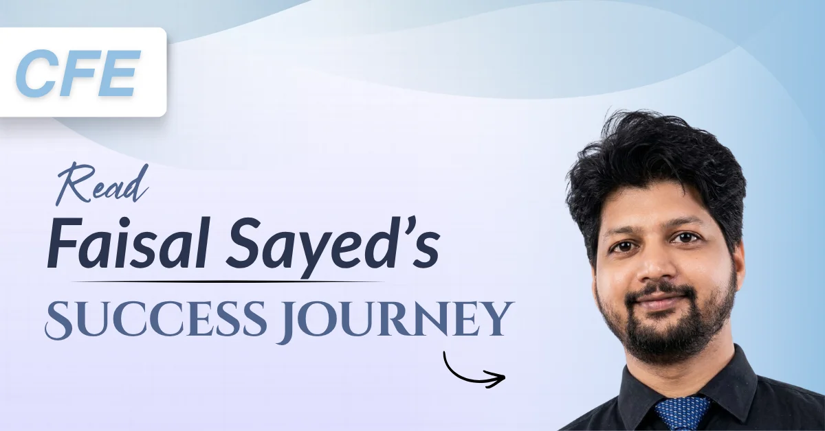 Faisal Sayed Success Story Faisal Sayed Success Story