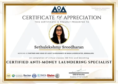 AIA-Sethulekshmy-Sreedharan