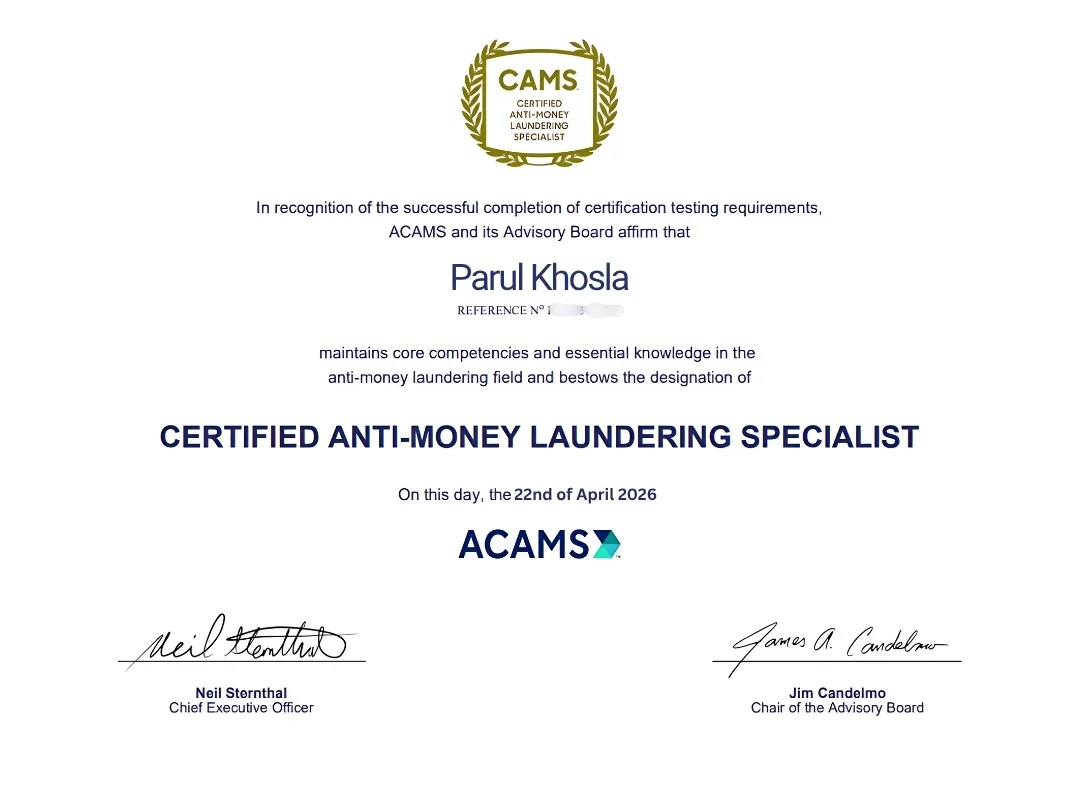ACAMS-Parul