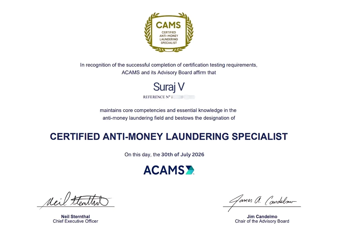 ACAMS-Suraj