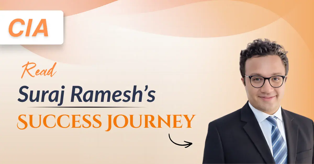 Suraj Ramesh Success Story