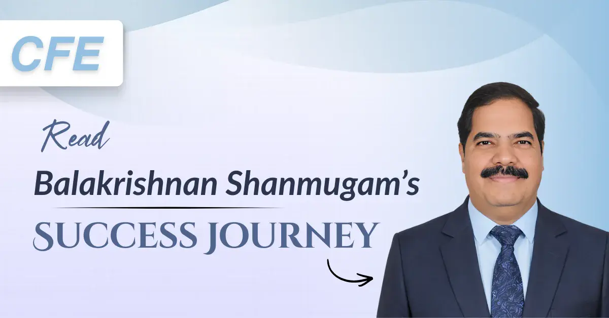 Balakrishnan Shanmugam Success Story