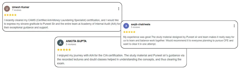 Student Testimonials