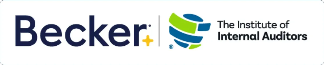 IIA Learning Partner and Becker Authorized Distributor Logos